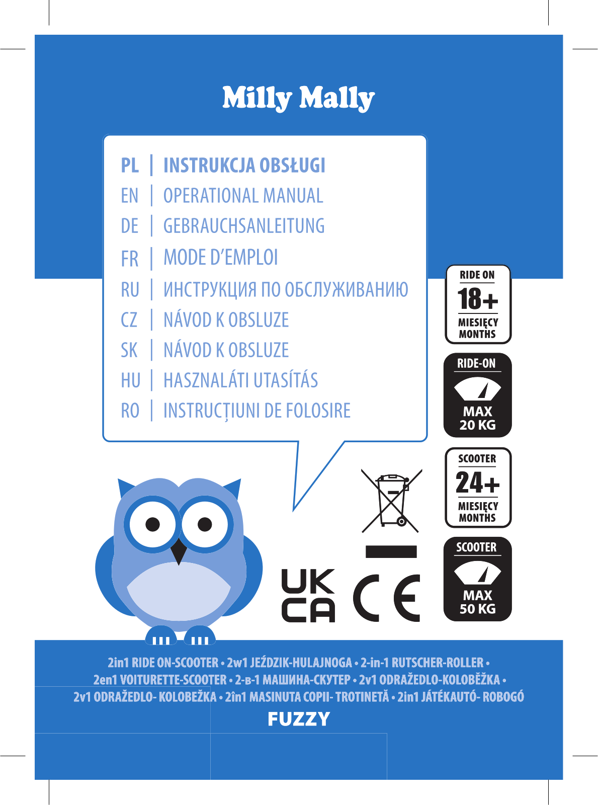 Milly Mally FUZZY User guide - ManualMachine.com