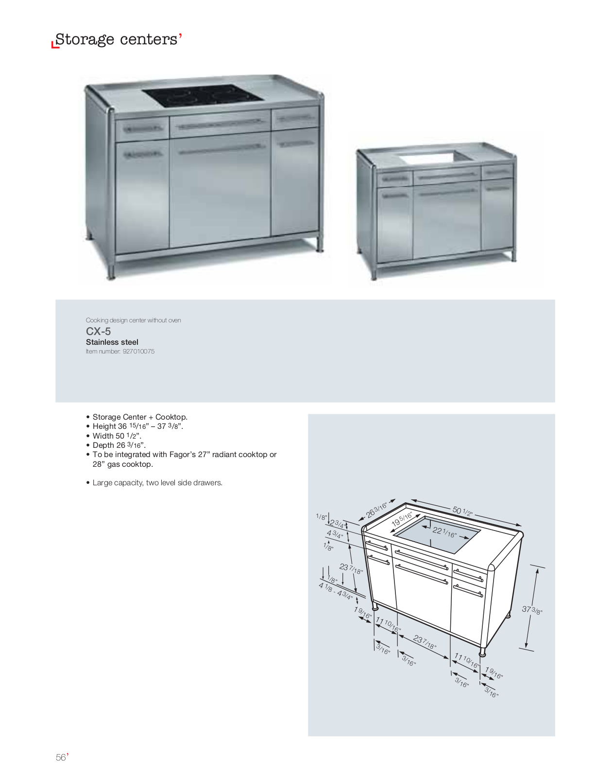 Fagor Commercial CX-5 User Manual