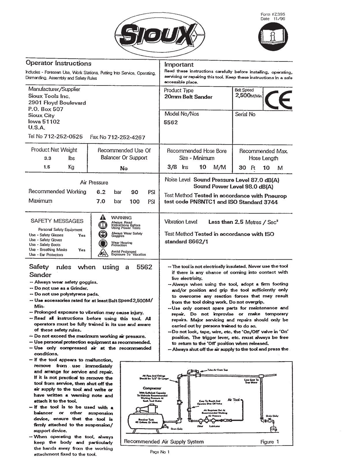 Sioux Tools 5562 User Manual - ManualMachine.com