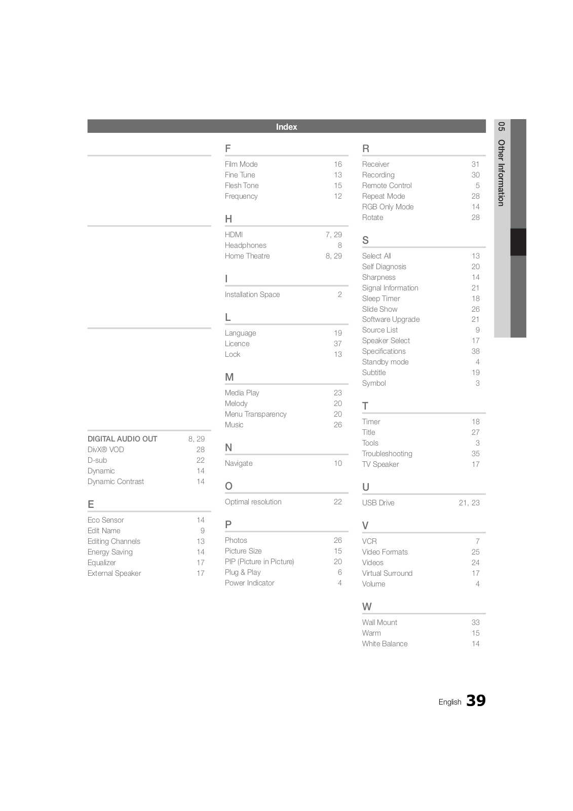 SAMSUNG LE-40C530 User Manual