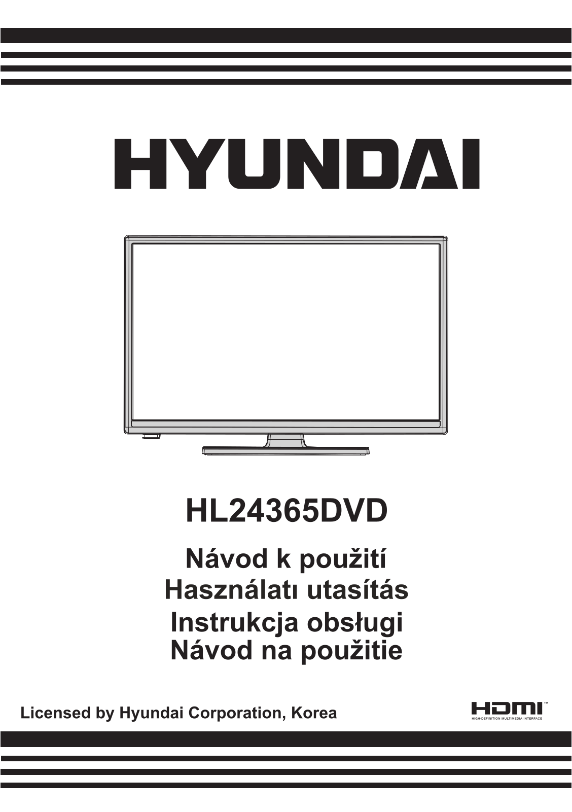 Hyundai HL 24365 DVD User Manual