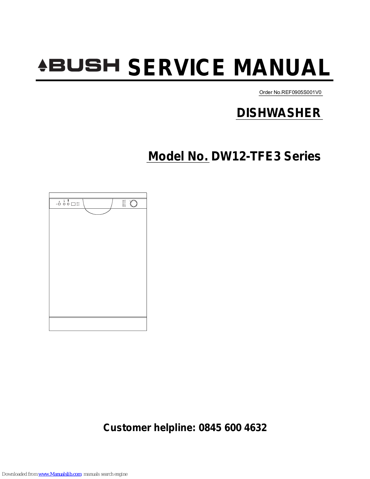 Bush DW12-TFE3 Series Service Manual