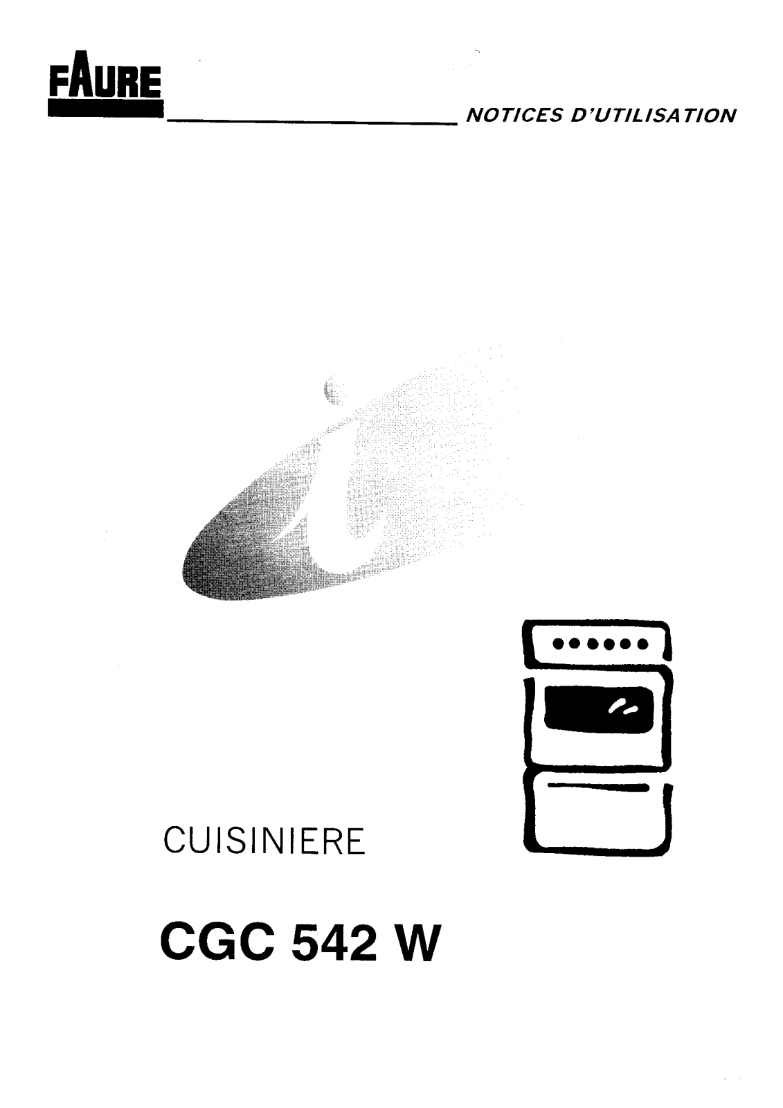 FAURE CGC 545w User Manual
