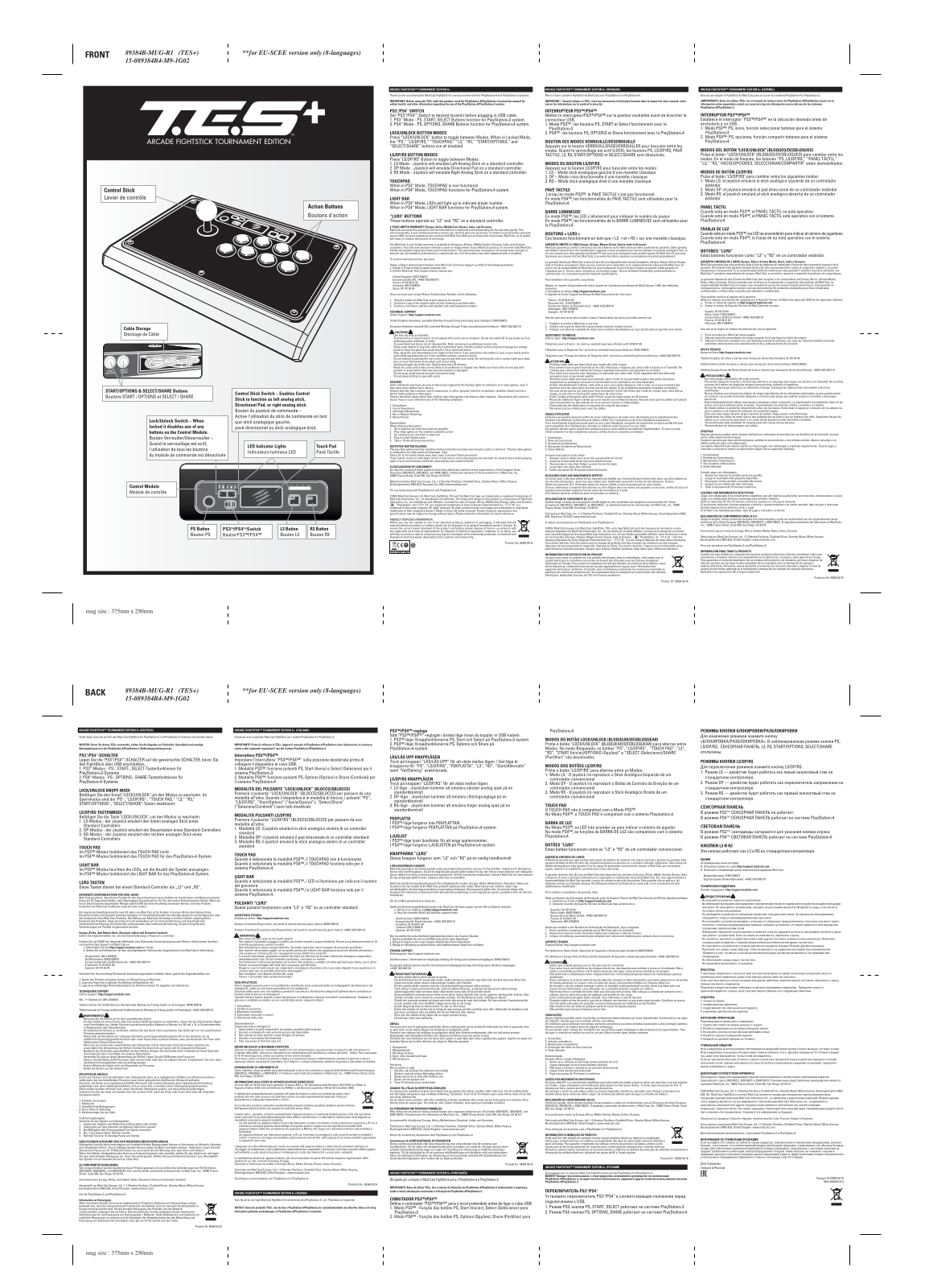 Mad Catz TES User Manual