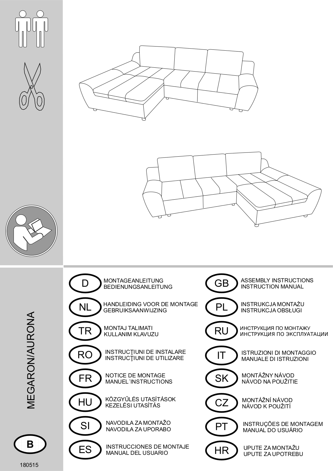 sit&more Aurano Assembly instructions