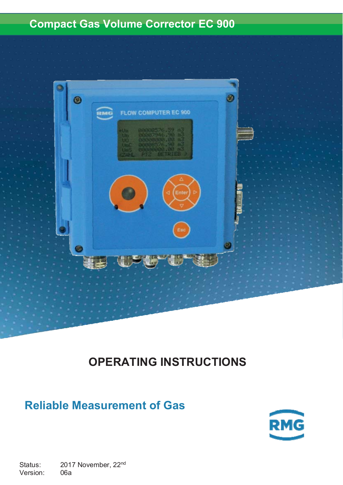 RMG EC 900 Operating Instructions Manual - ManualMachine.com