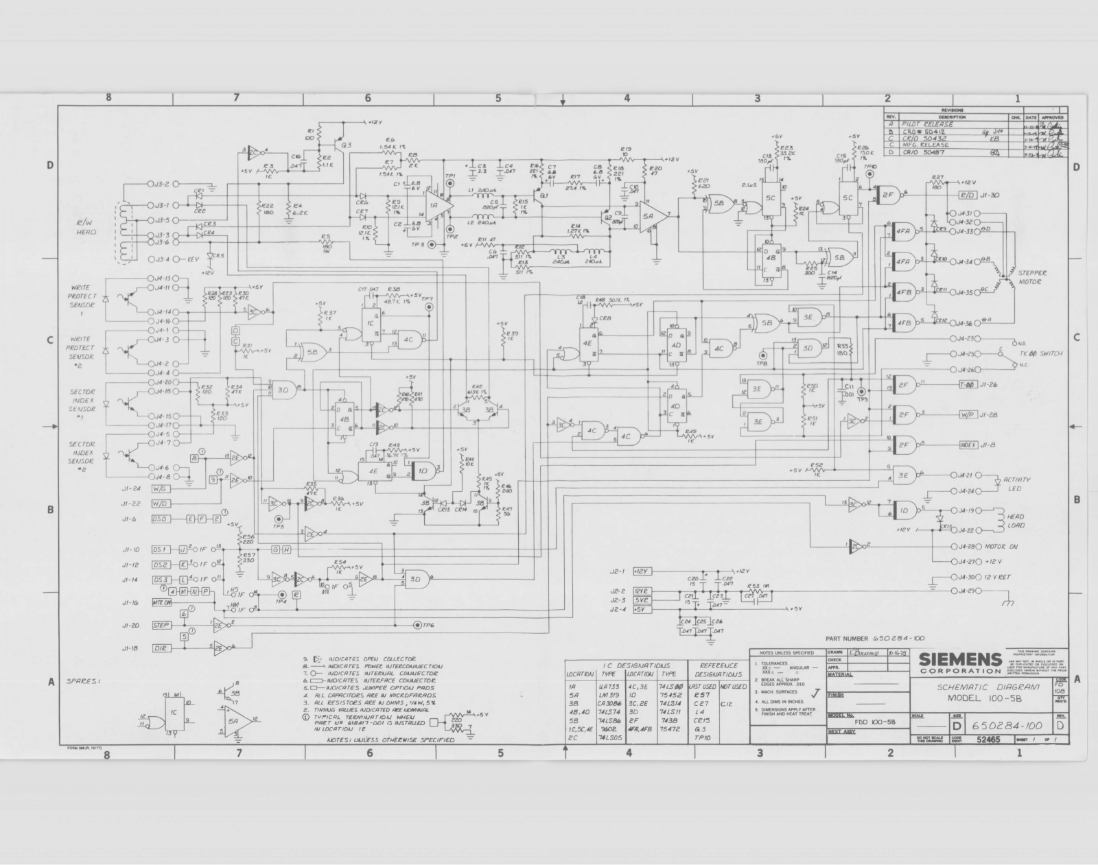 siemens 100 5b schematic