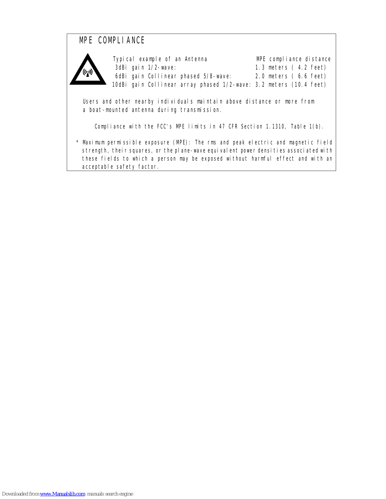 JRC VHF 200 Operation Manual