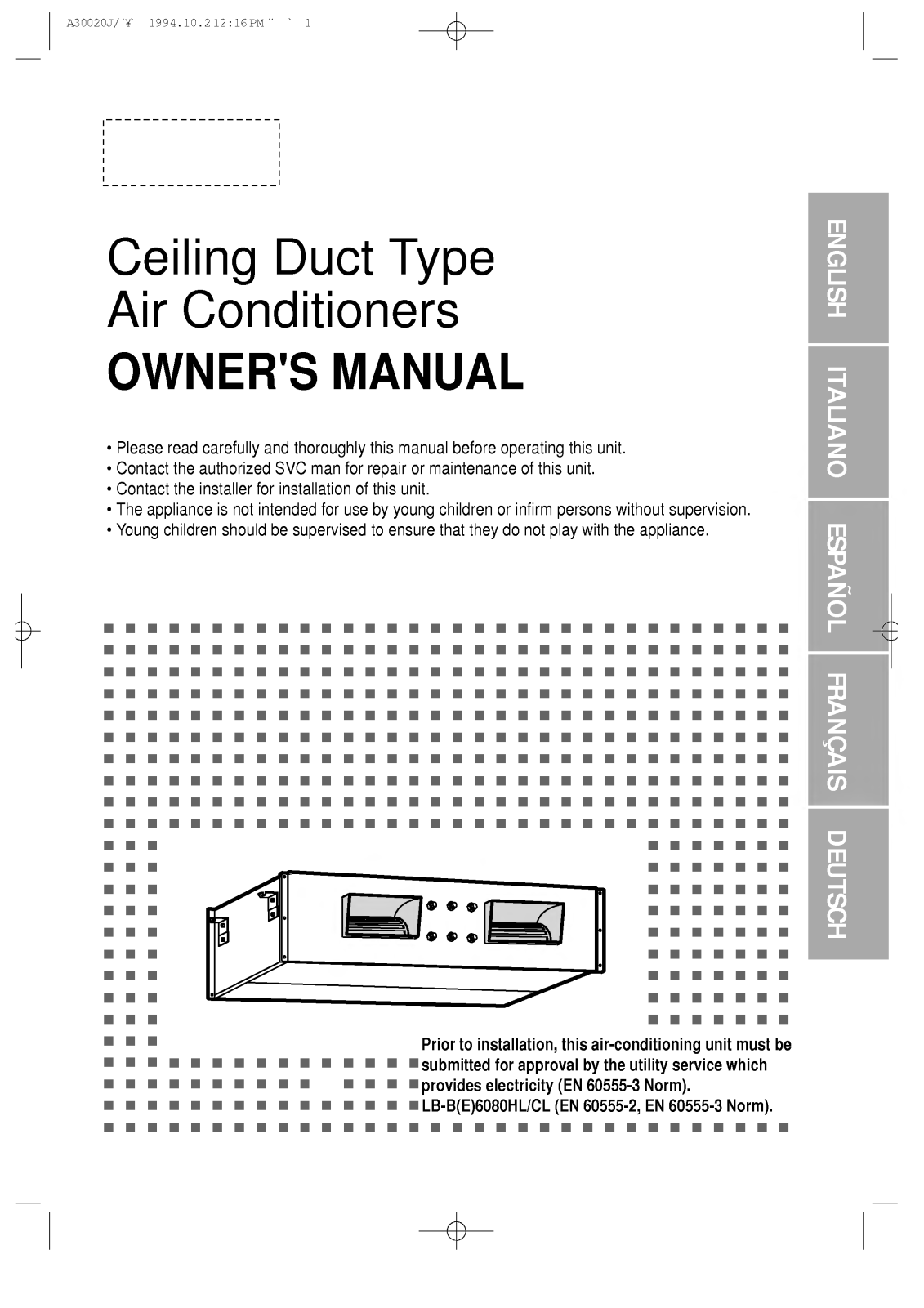 LG BS60DHL, BS24DHL User Manual