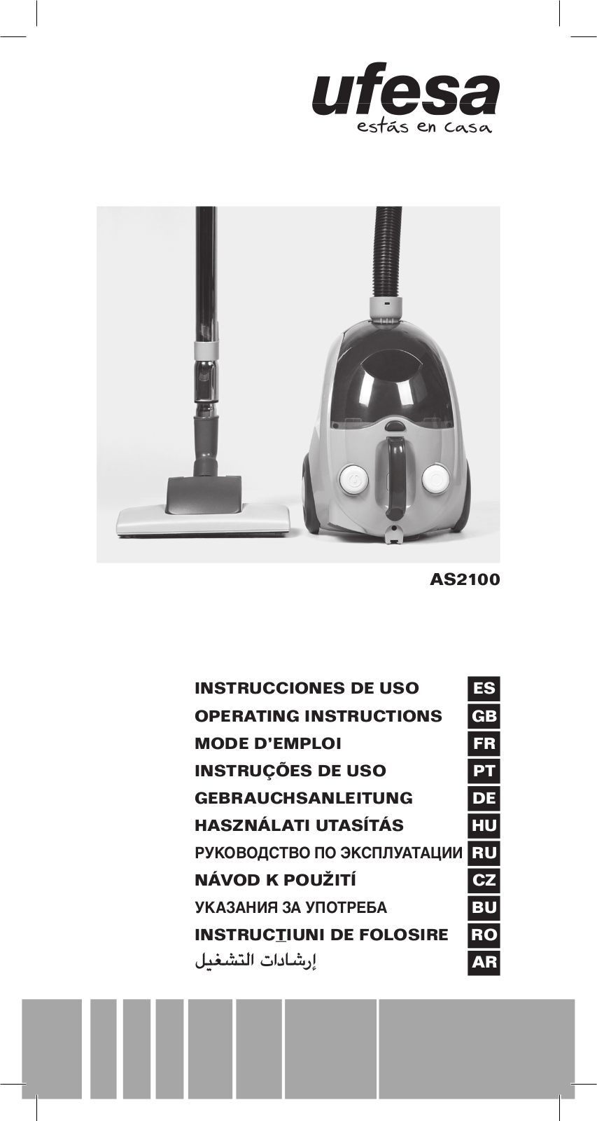 Ufesa AS2100 User Manual