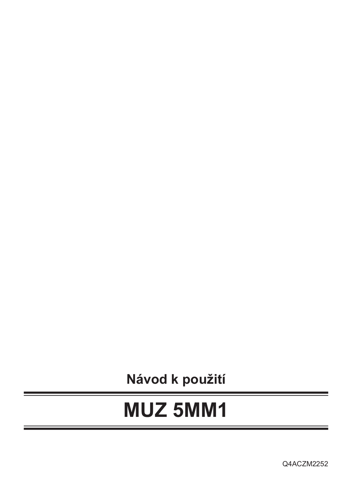 Bosch MUZ 5MM1 User Manual