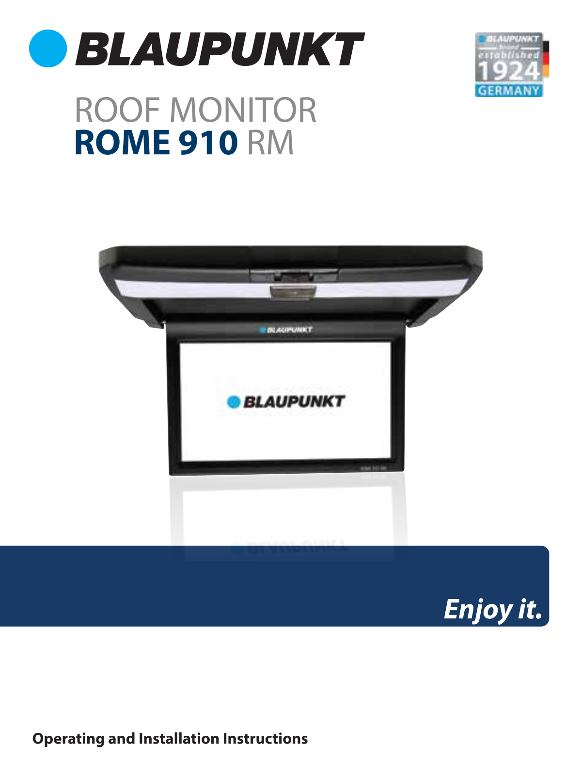 Blaupunkt Rome 910 RM User Manual