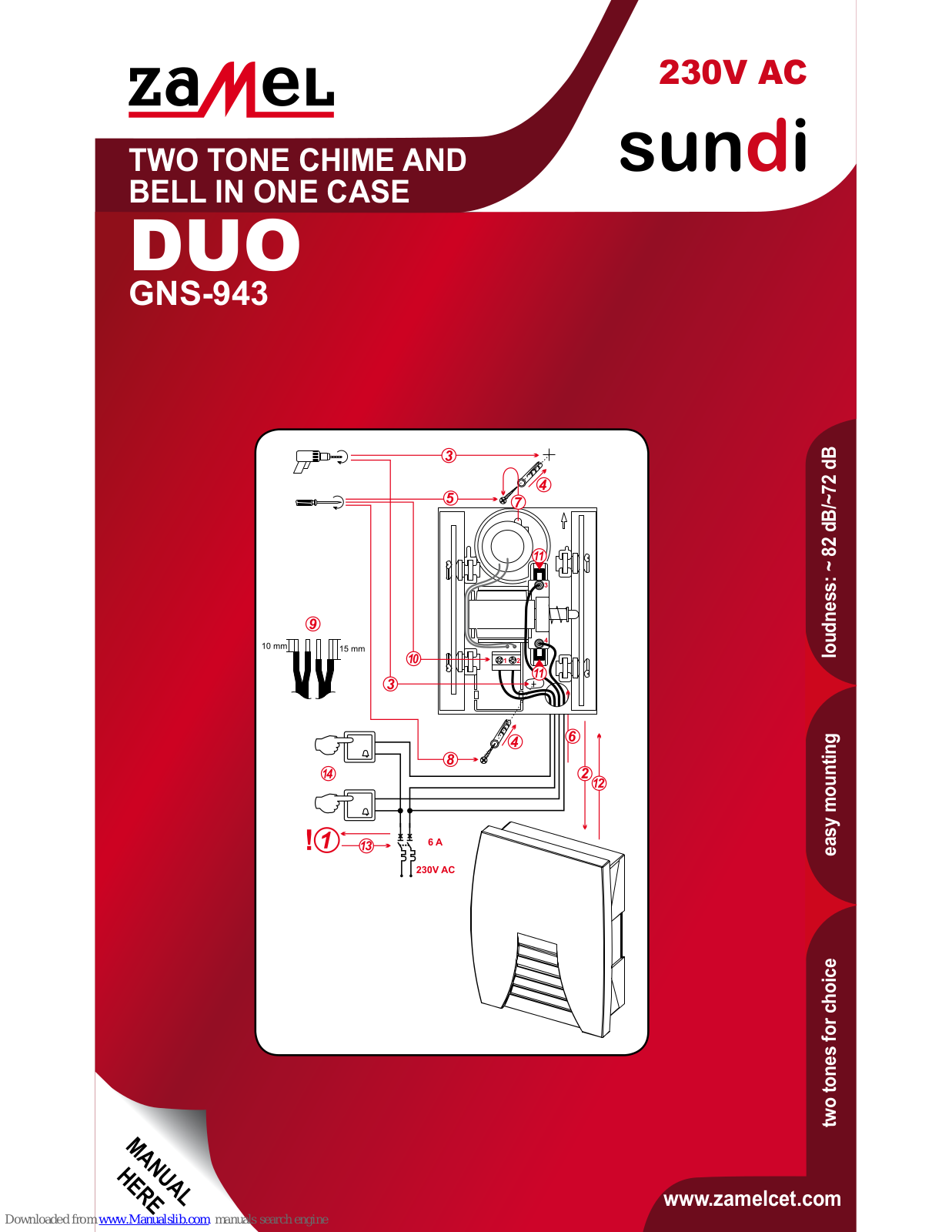 Zamel GNS-943 User Manual