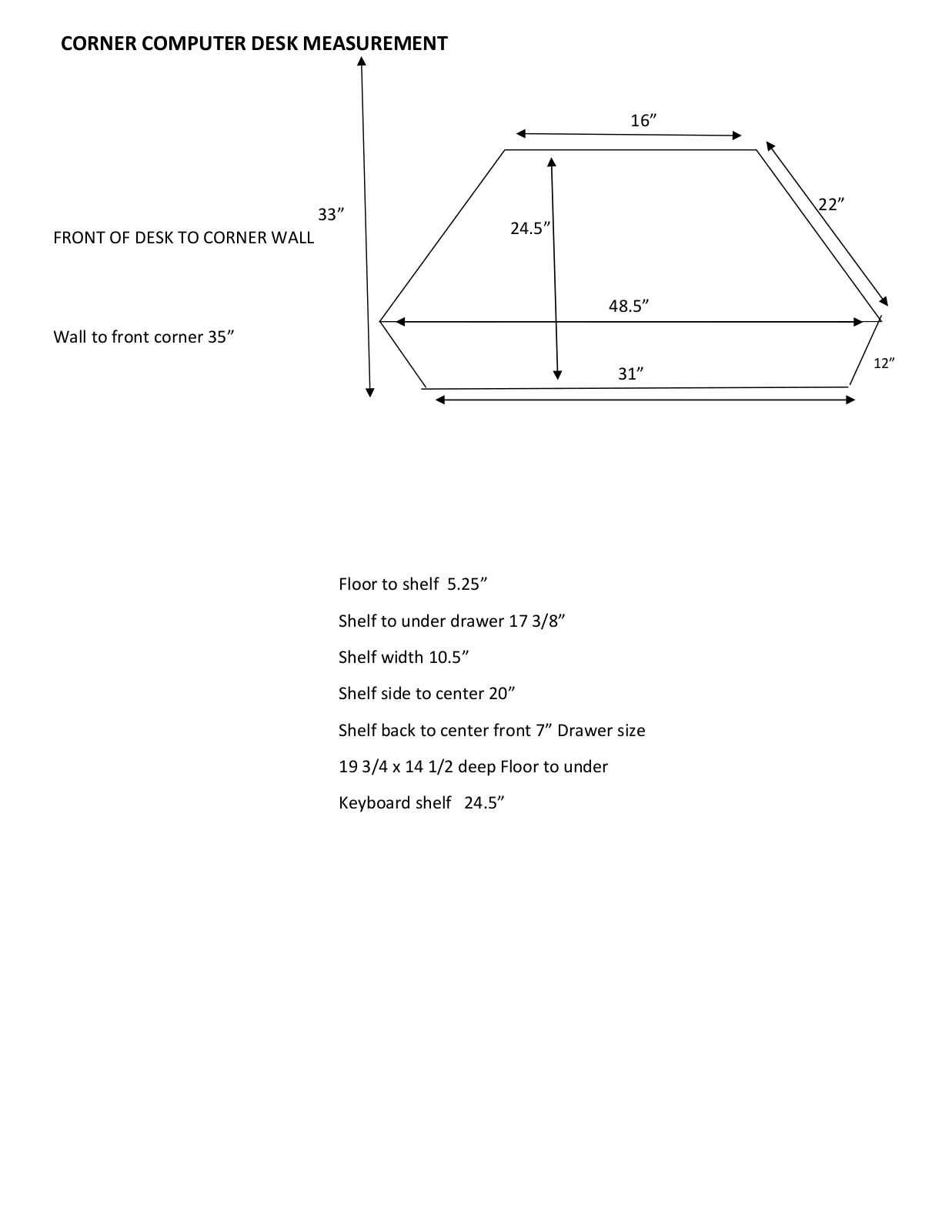 Alcott Hill W005063165 Dimensions - ManualMachine.com