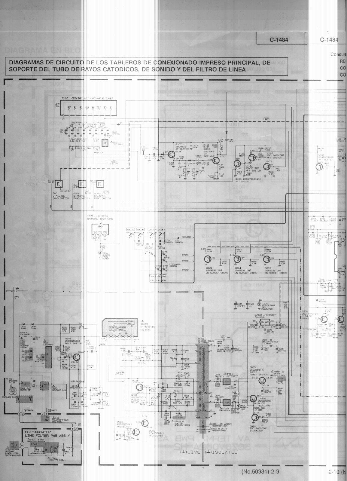 JVC C1484 Diagram