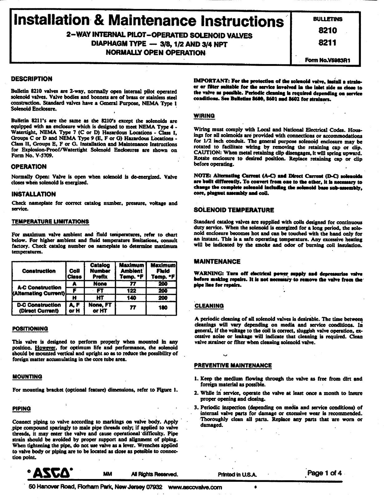 Galley 8211 Installation  Manual