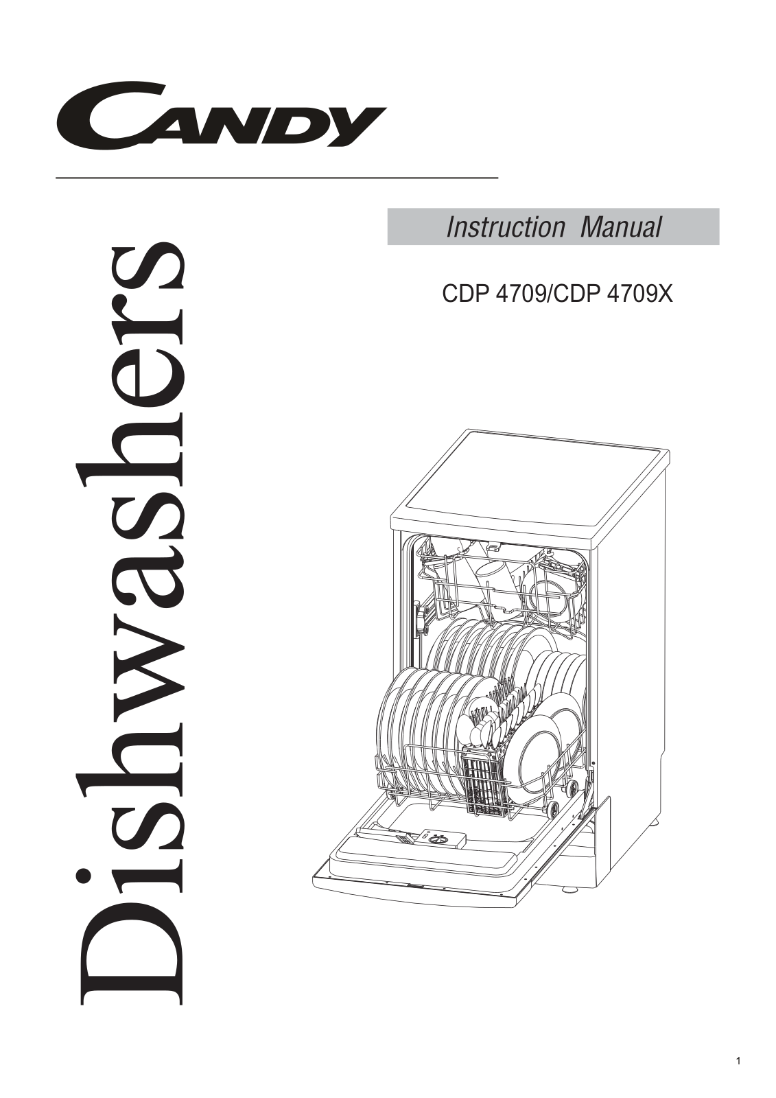 Candy CDP 4709, CDP 4709X User Manual