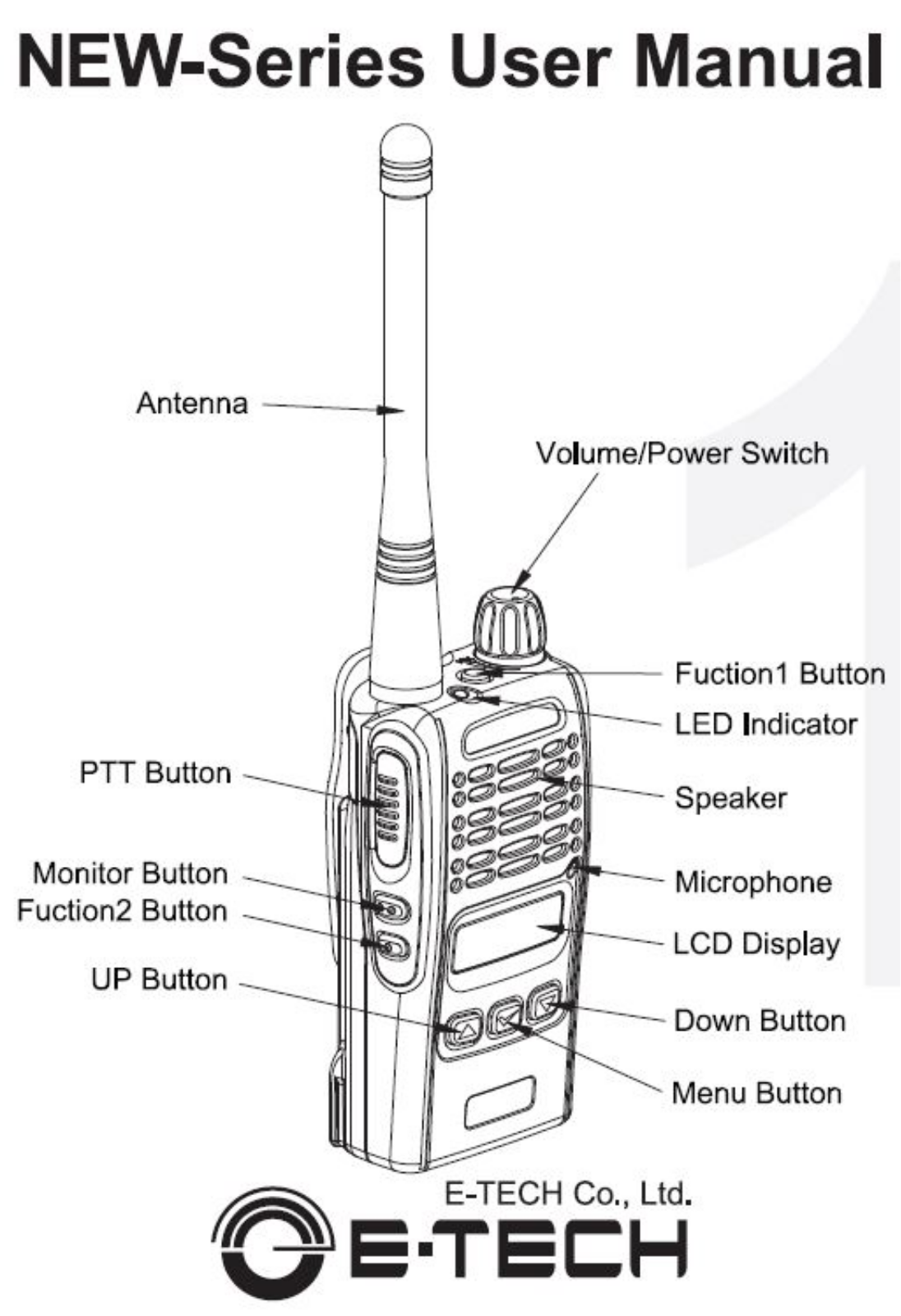 E TECH NEW400 User Manual