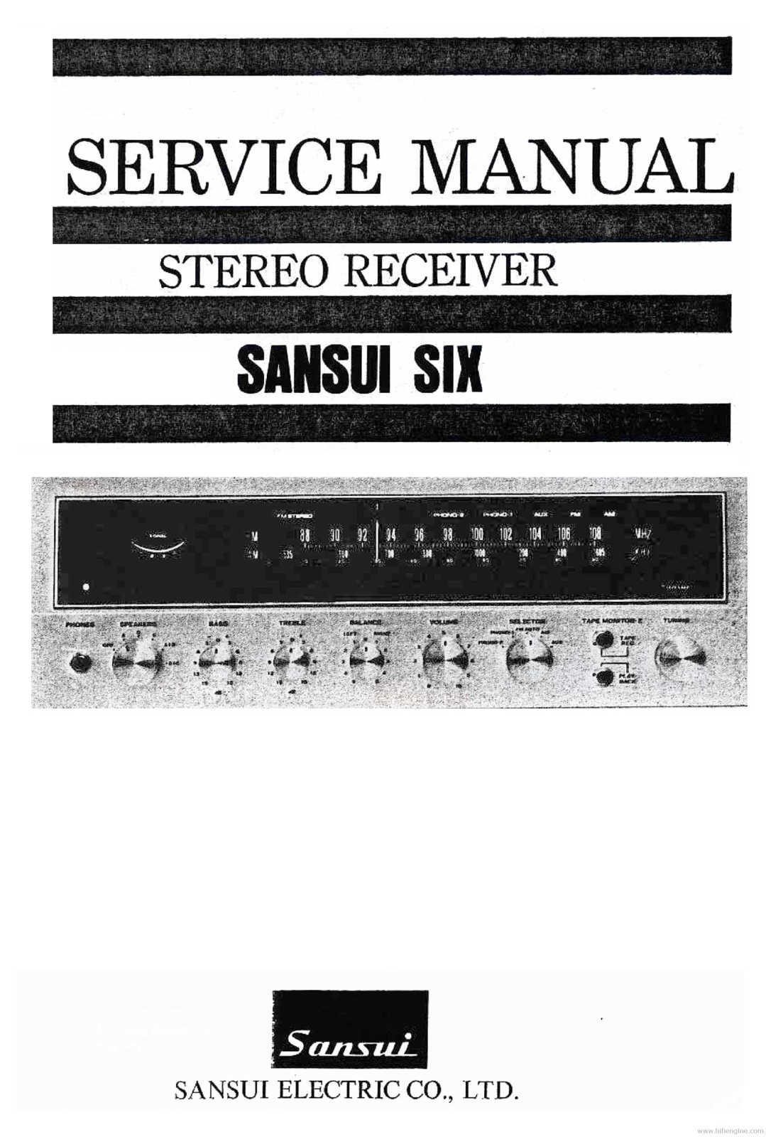 Sansui SIX Schematic