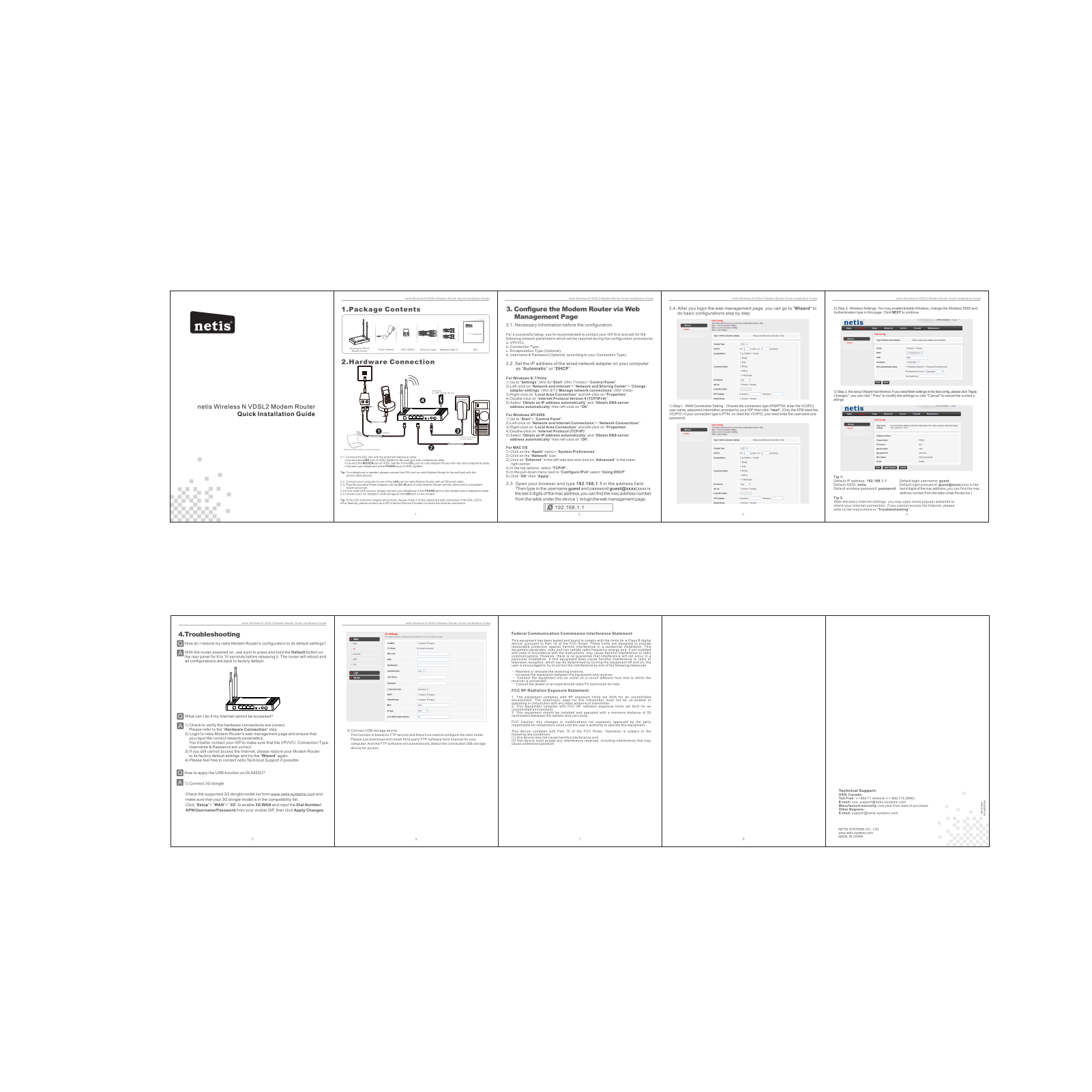 NETIS SYSTEMS DL4422UR User Manual