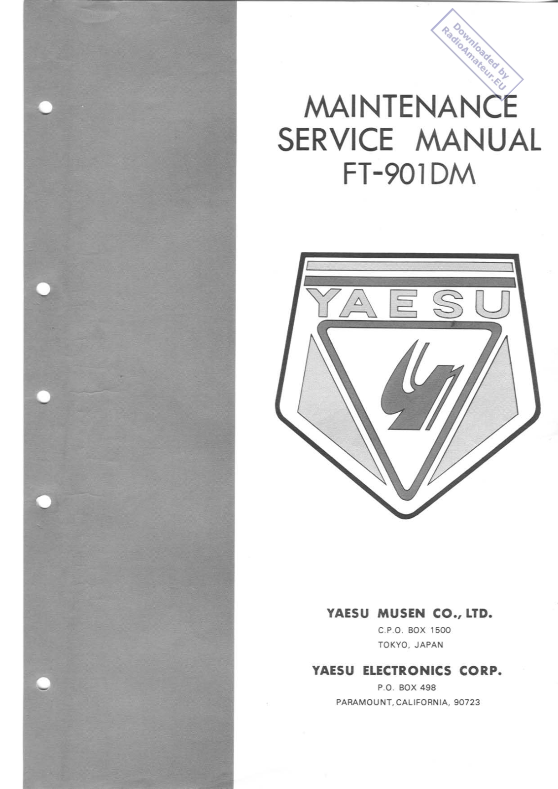 Yaesu FT901DMv User Manual