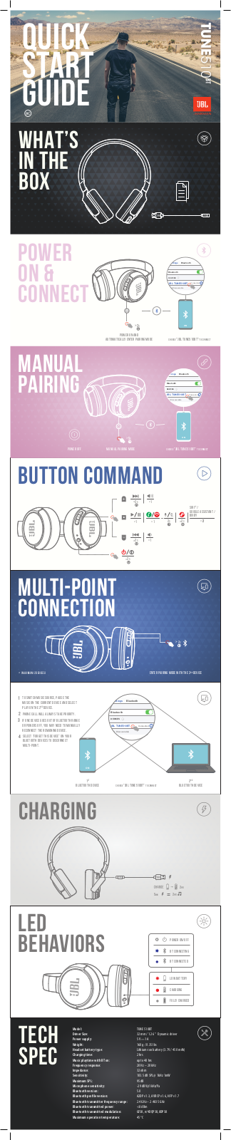 JBL Tune 510BT User Manual