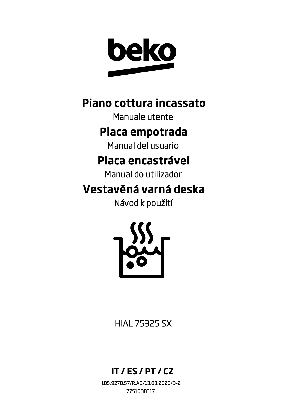 Beko HIAL 75325 SX User manual