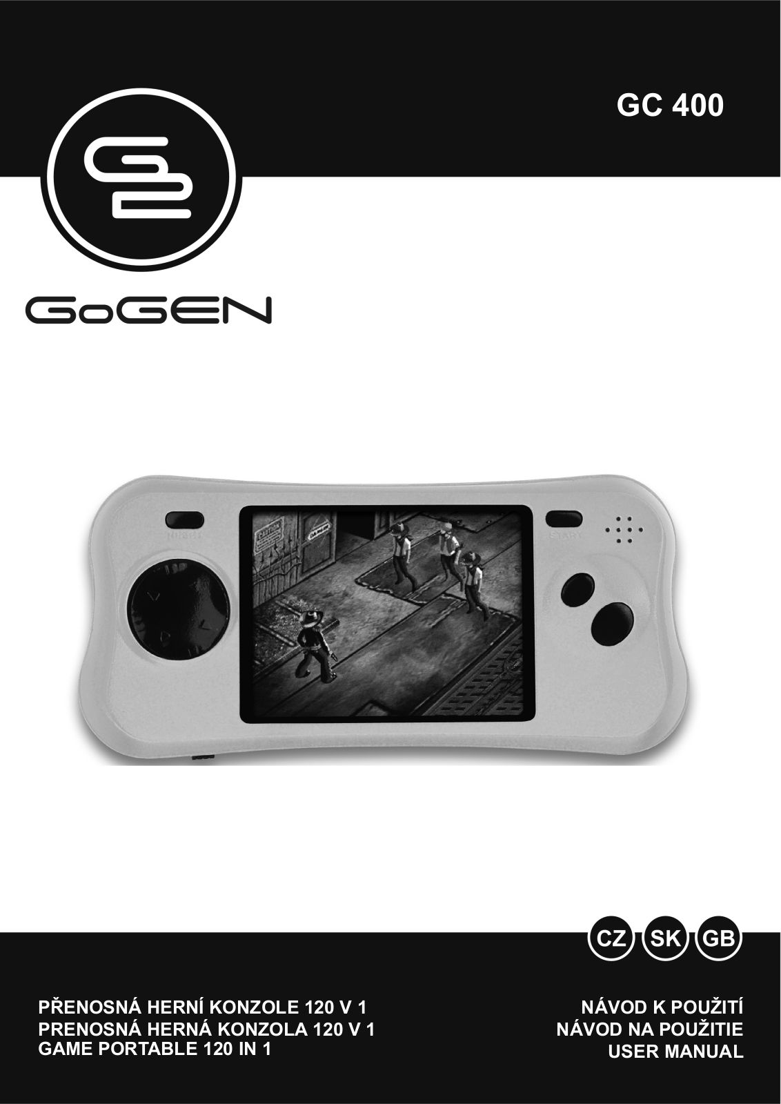 GoGEN GC 400 B, GC 400 O, GC 400 R User Manual