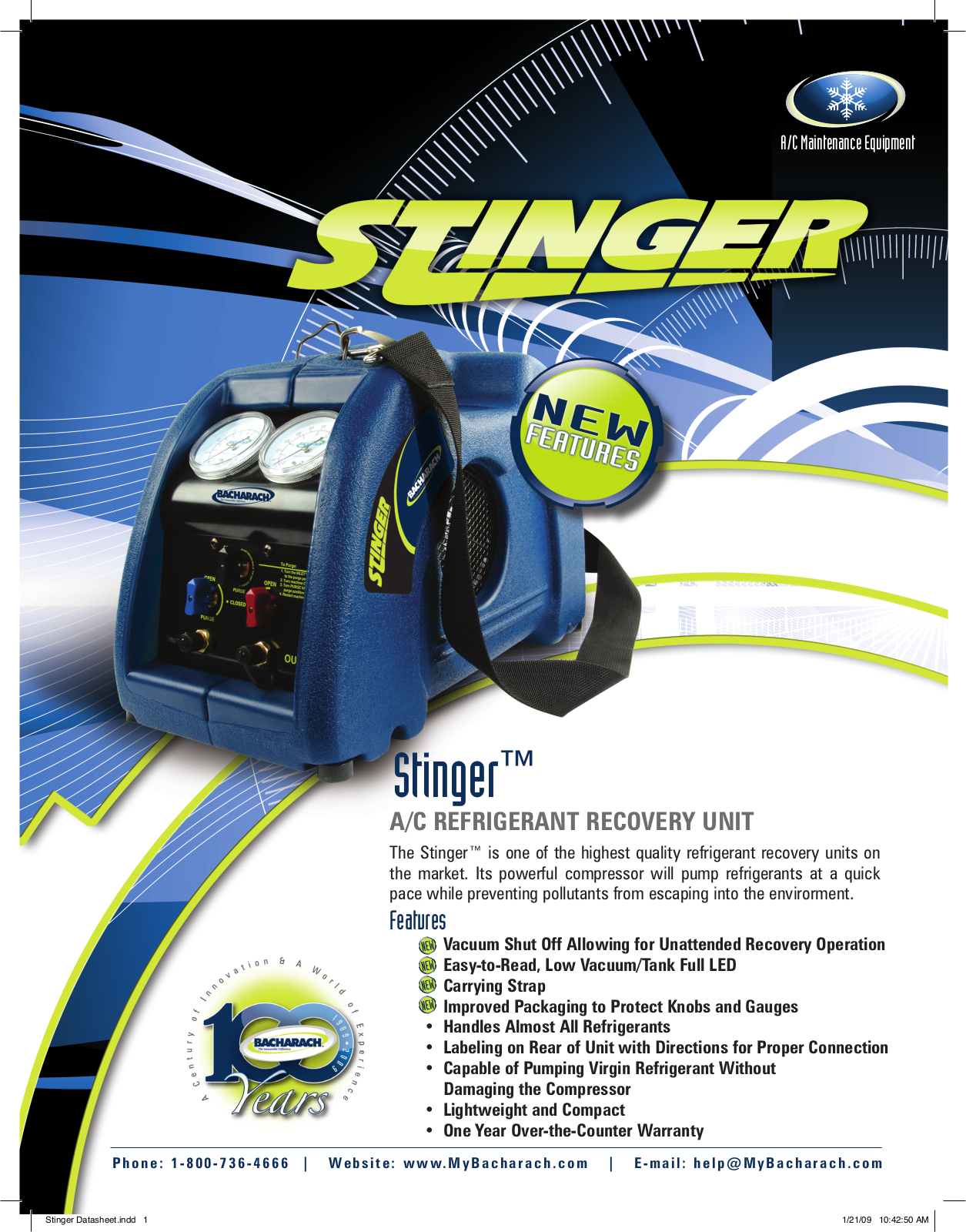 Bacharach Stinger User Manual