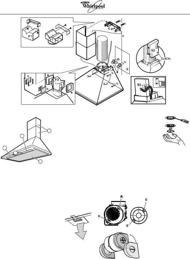 Whirlpool AKR 916 IX, AKR 671 WNB INSTALLATION SHEET