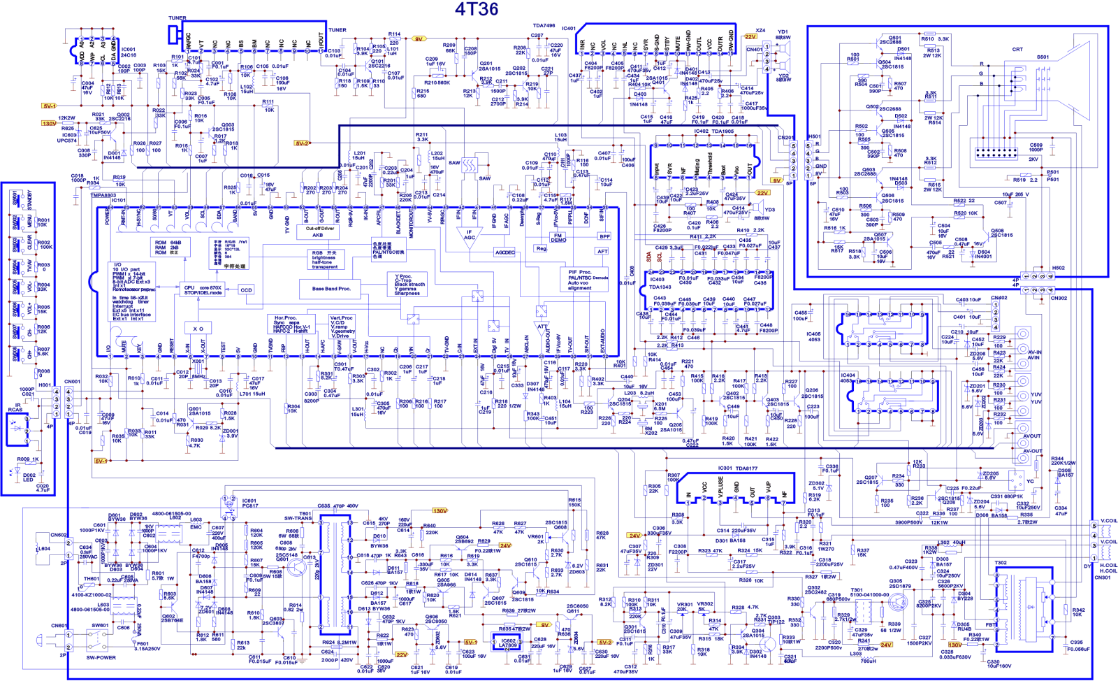 Haier 4t36 Schematic