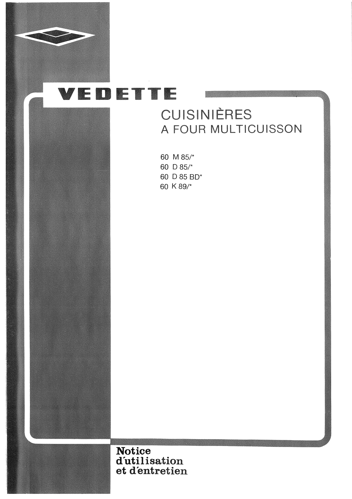 VEDETTE 60K89 User Manual