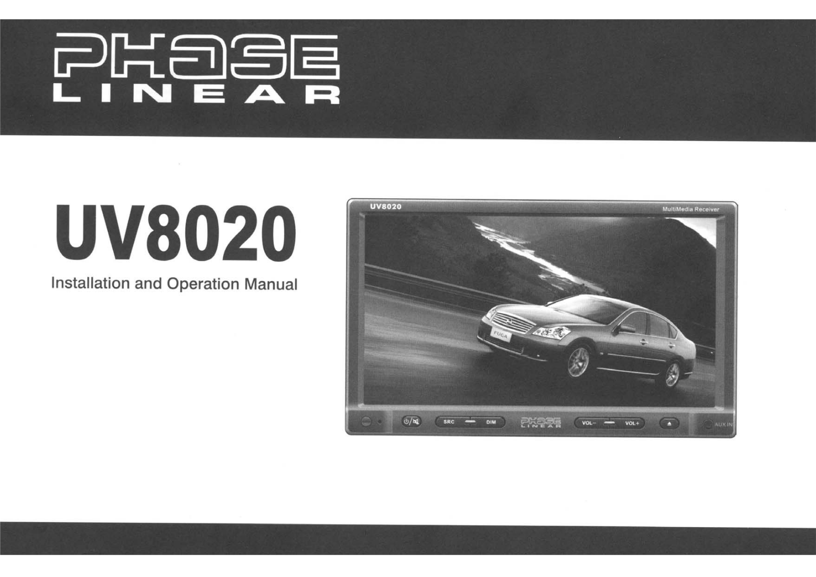 Phase Linear UV-8020 Owners Manual