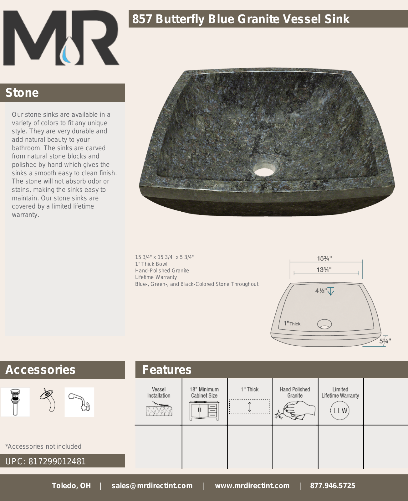 MR Direct MRDR1700 Specifications - ManualMachine.com