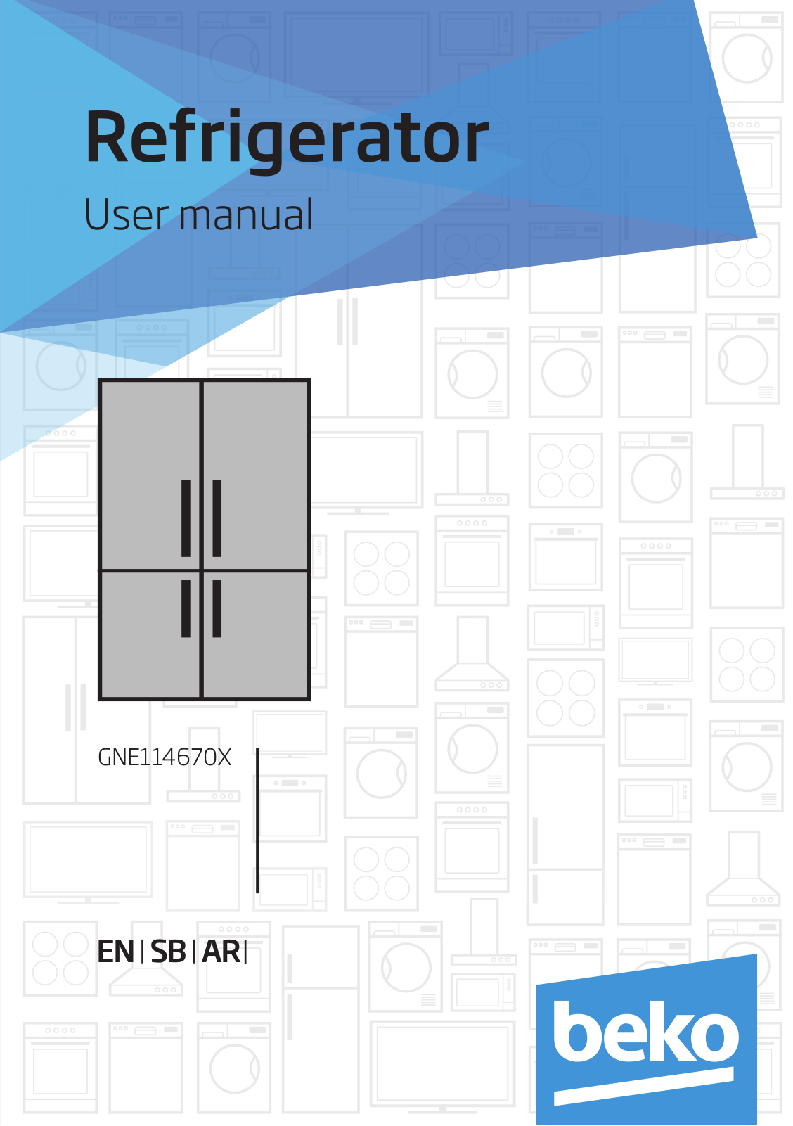 Beko GNE114670X User manual