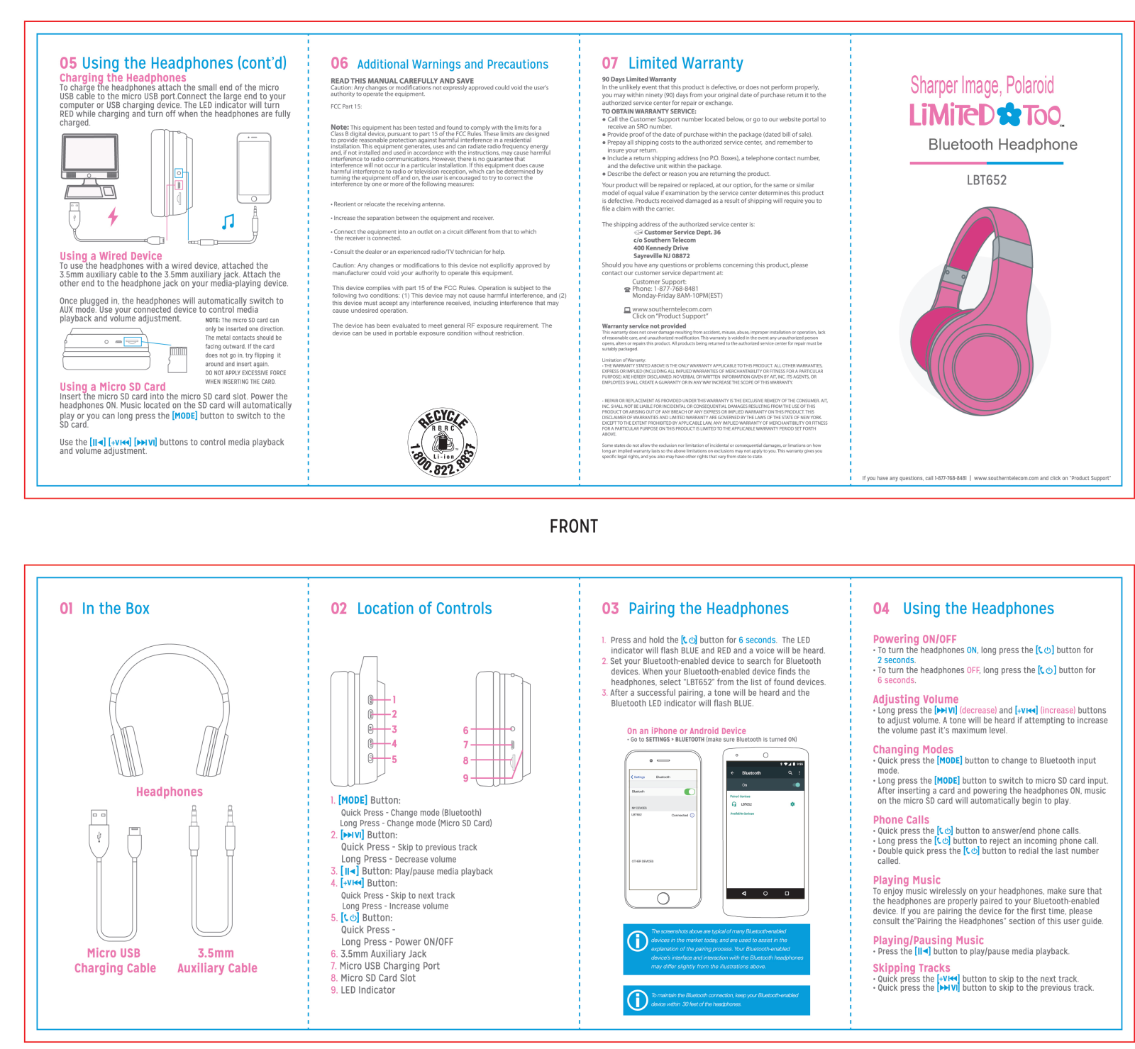 Linpa Technology LBS76 User Manual