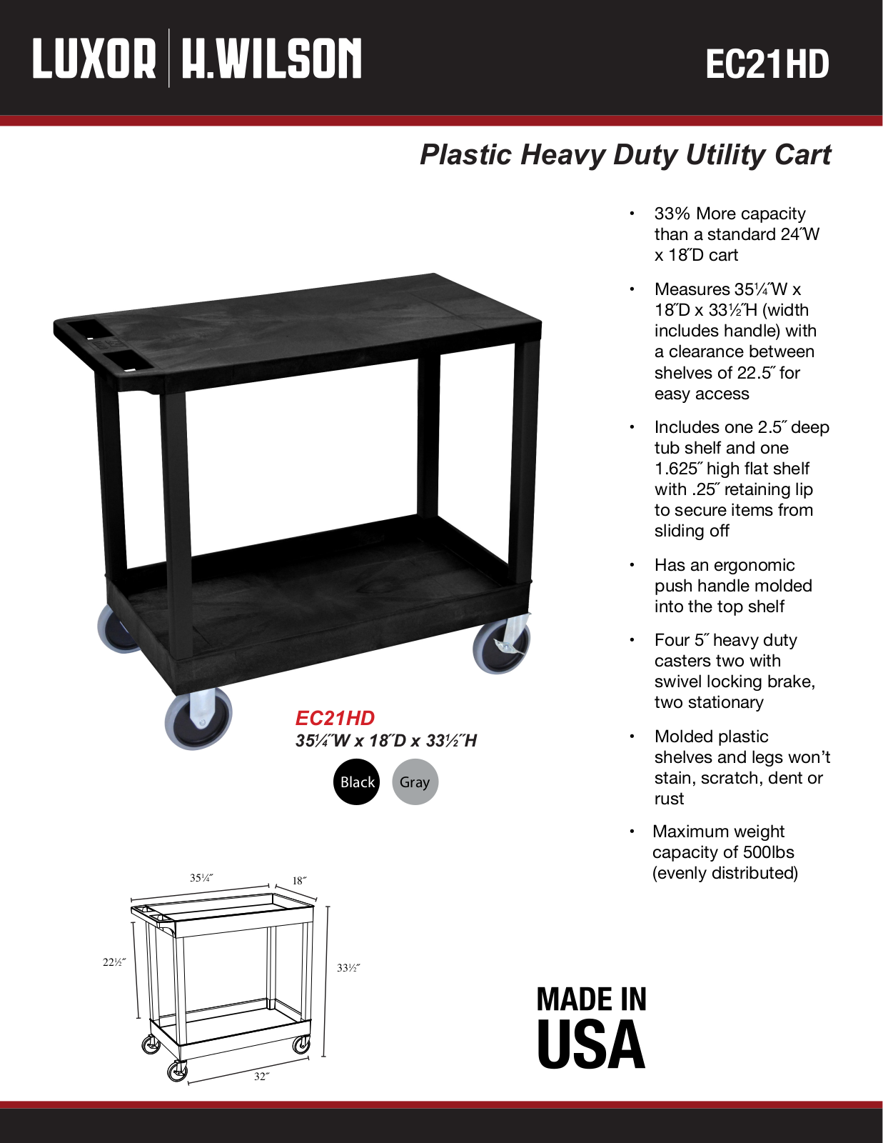 Luxor LX1874 Specifications - ManualMachine.com