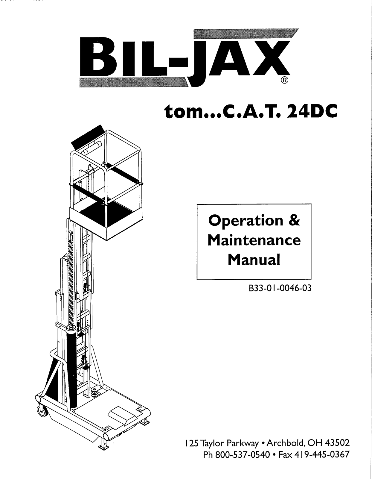 Bil-Jax B33-01-0046-03 User Manual