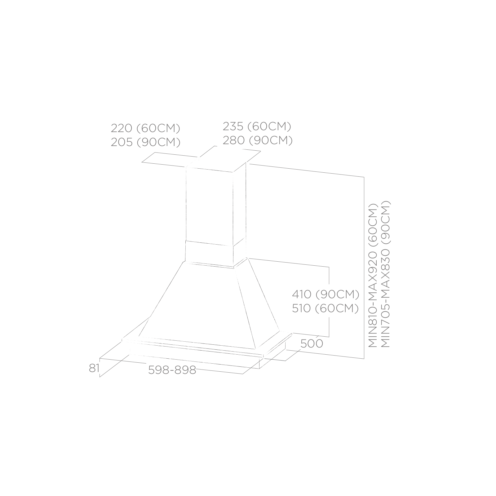 Elica DAISY WH-A-60, DAISY WH-A-90 User Manual