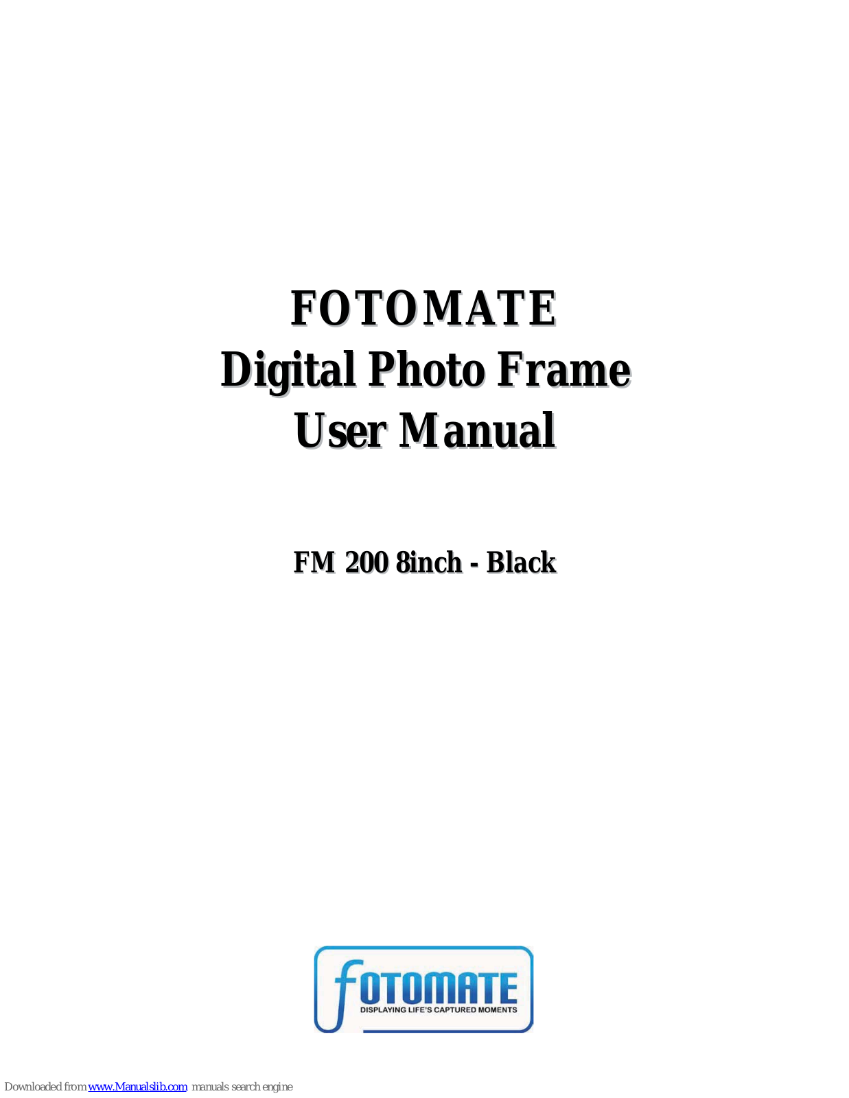 Fotomate FM 200 User Manual