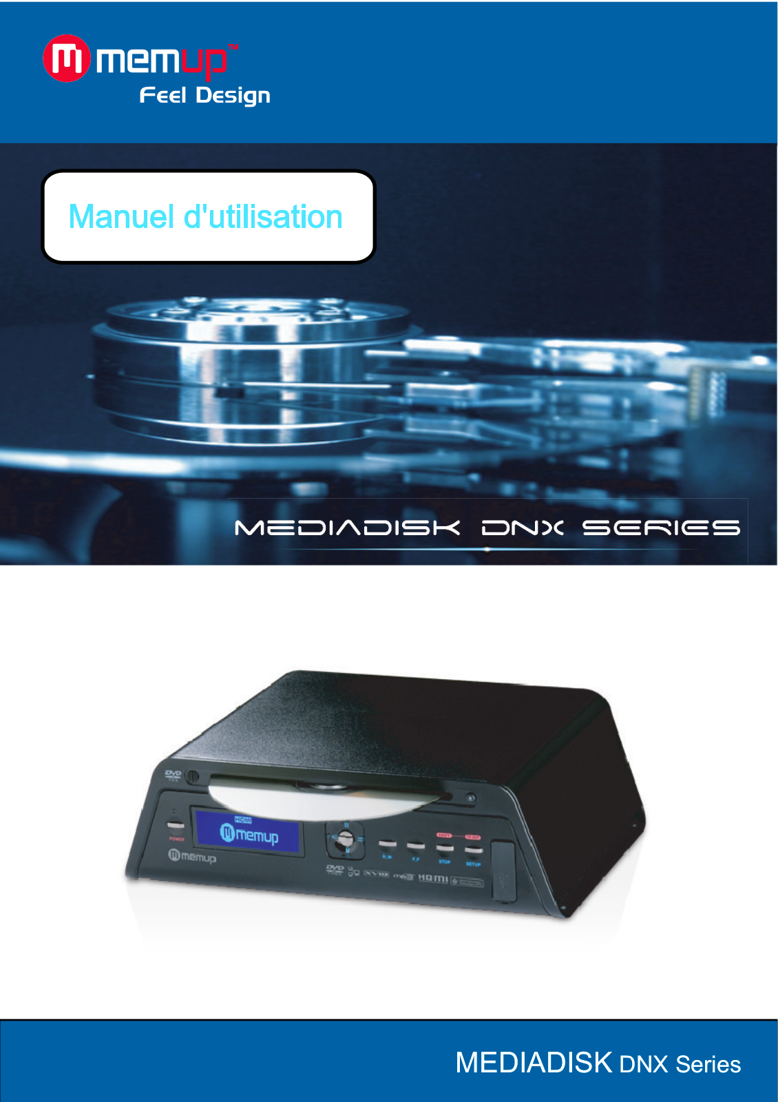 MEMUP Media Disk DNX 640 Go User Manual