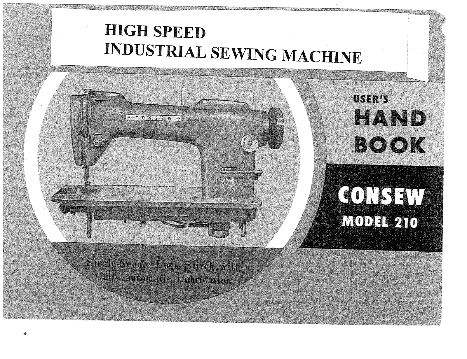 CONSEW 210 User Guide