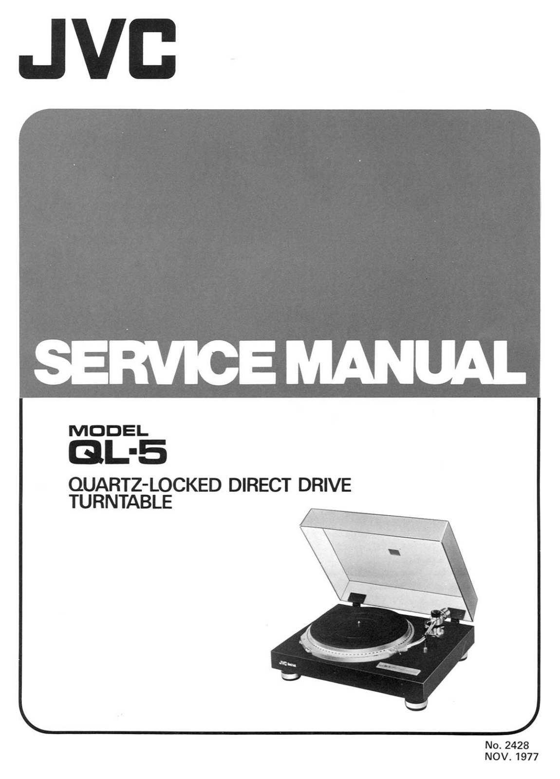 JVC QL-5 Service manual