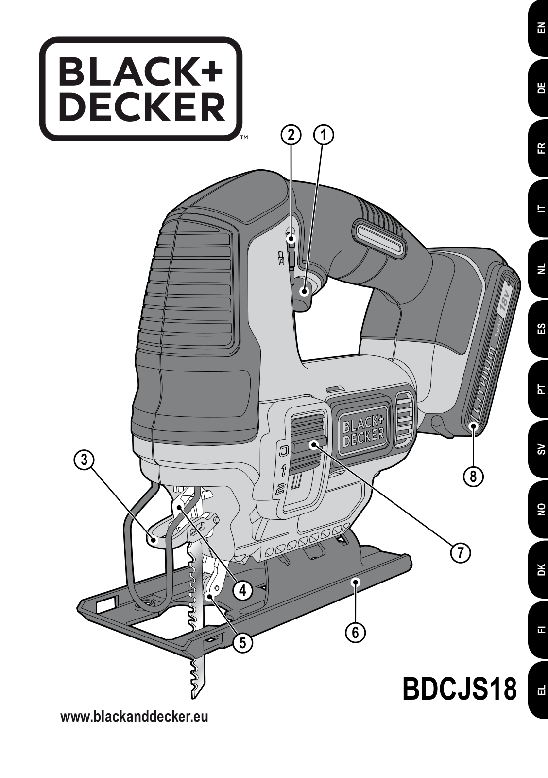 Black & Decker BDCJS18-QW User guide - ManualMachine.com