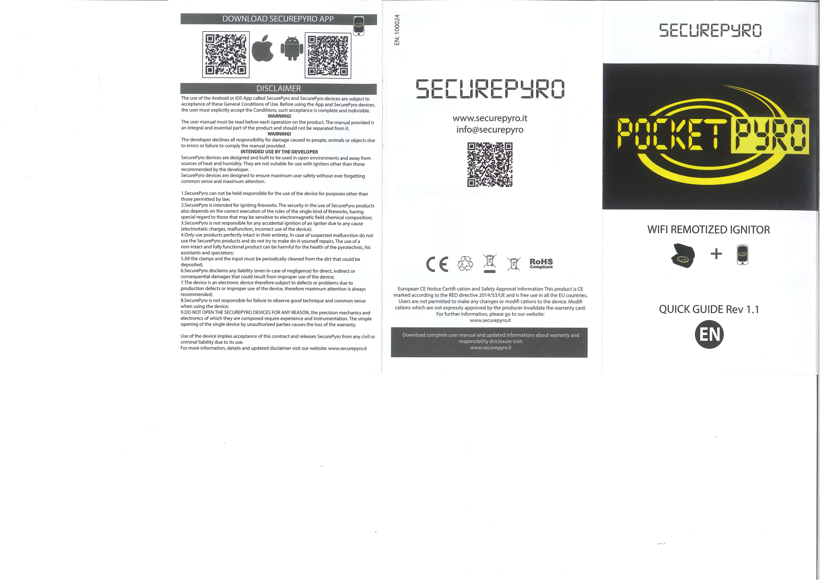 SECUREPYRO POCKET PYRO User guide - ManualMachine.com