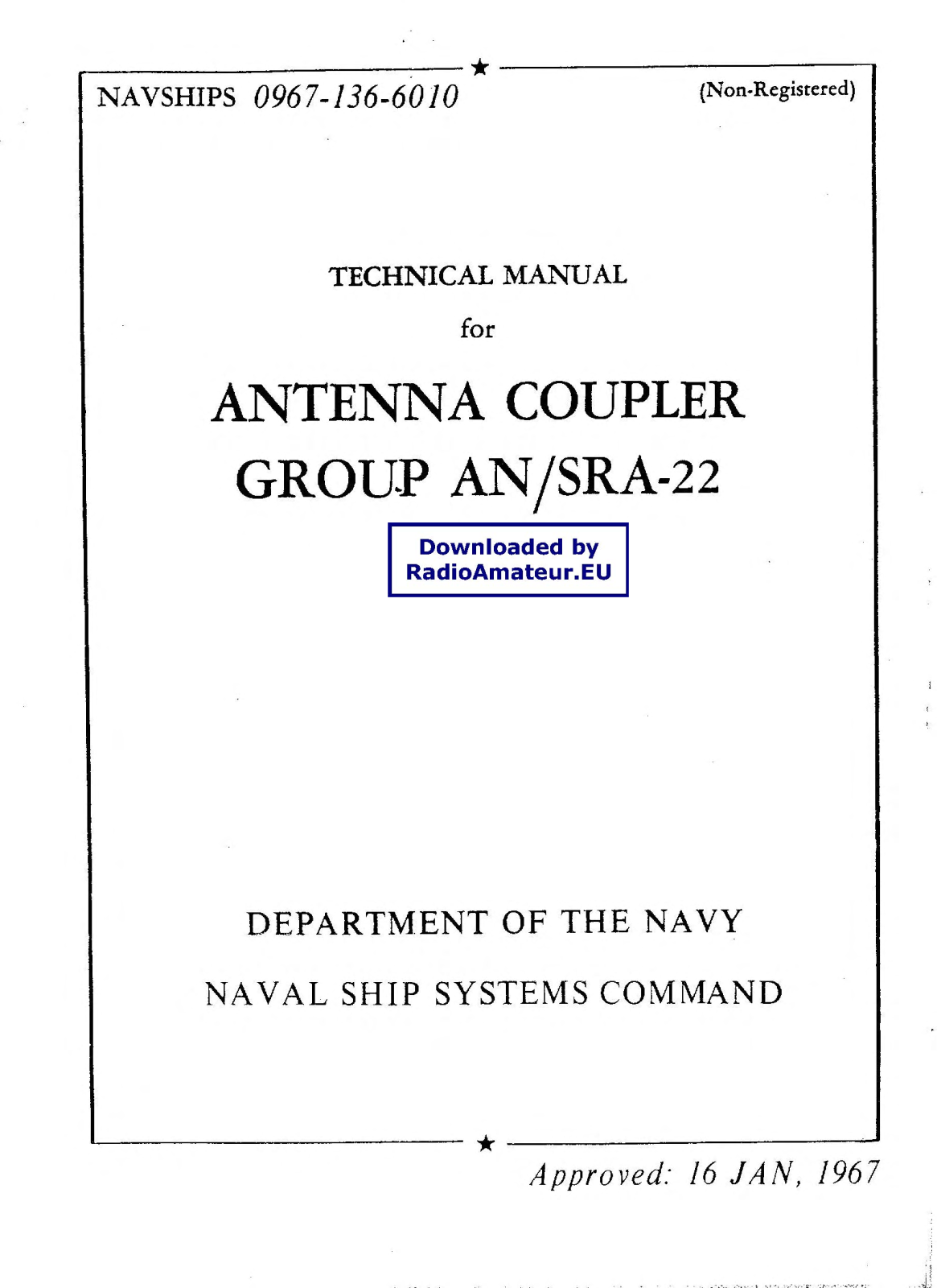 Pozosta AN-SRA-22 User Manual