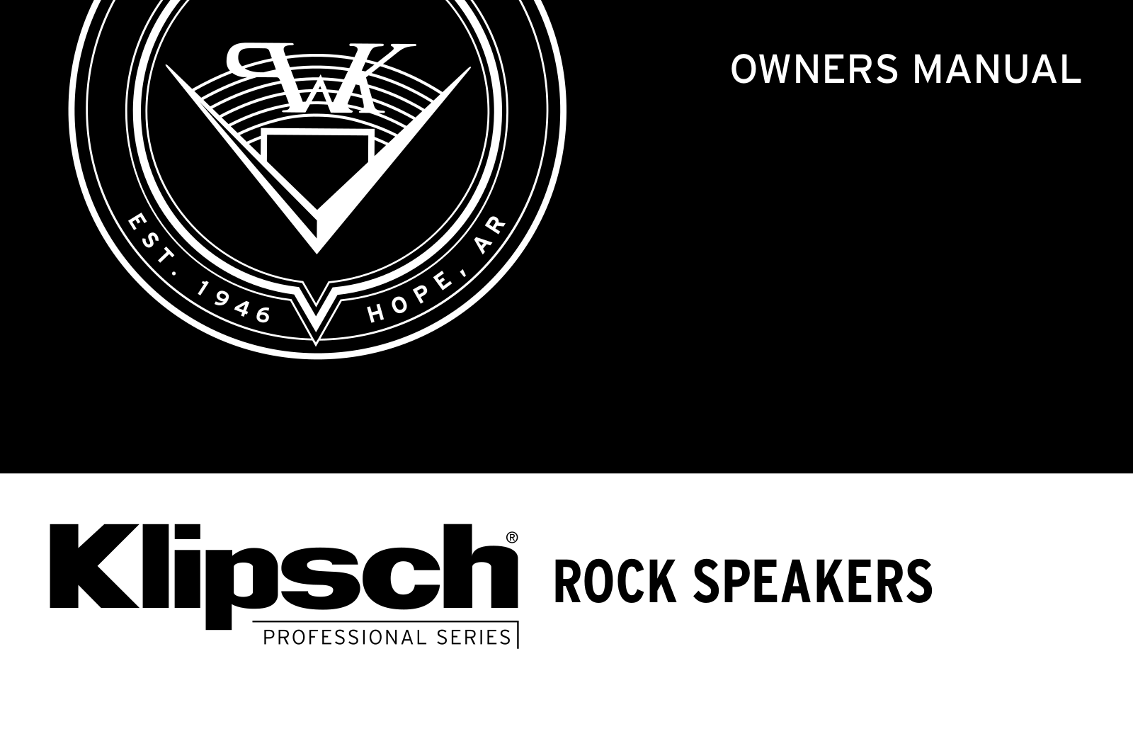 Klipsch PRO-500T-RK, PRO-650T-RK, PRO-10SW-RK User Manual