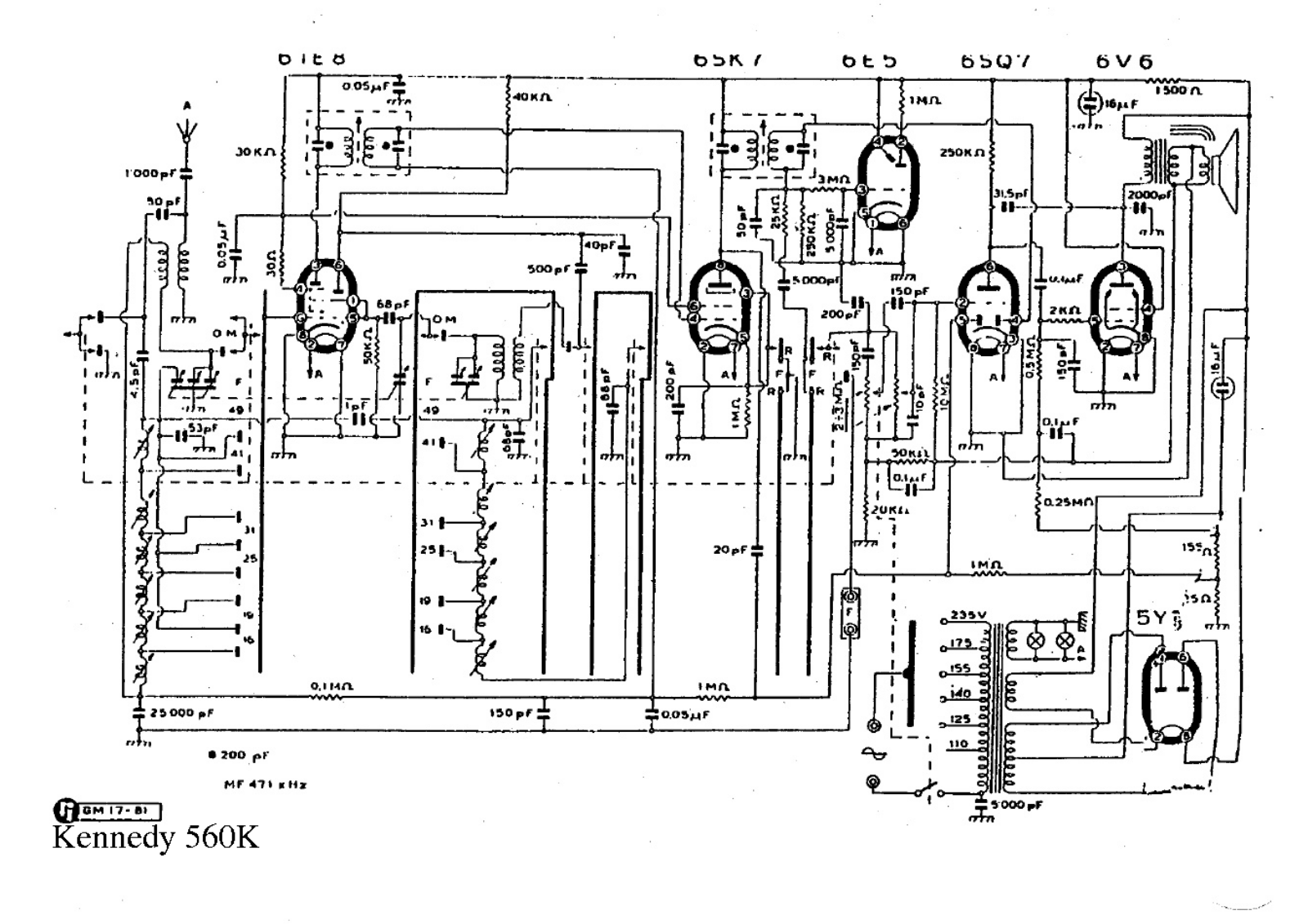 Kennedy 560k schematic