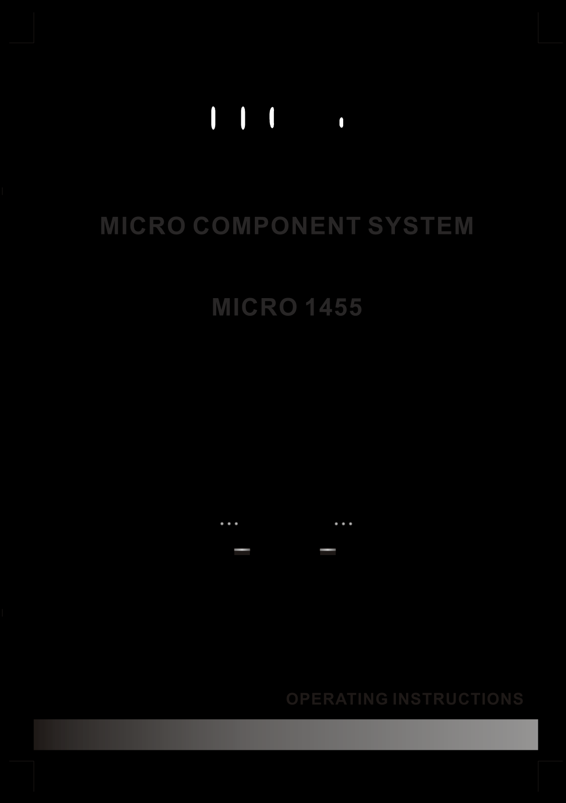 Goodmans MICRO1455 Instruction Manual