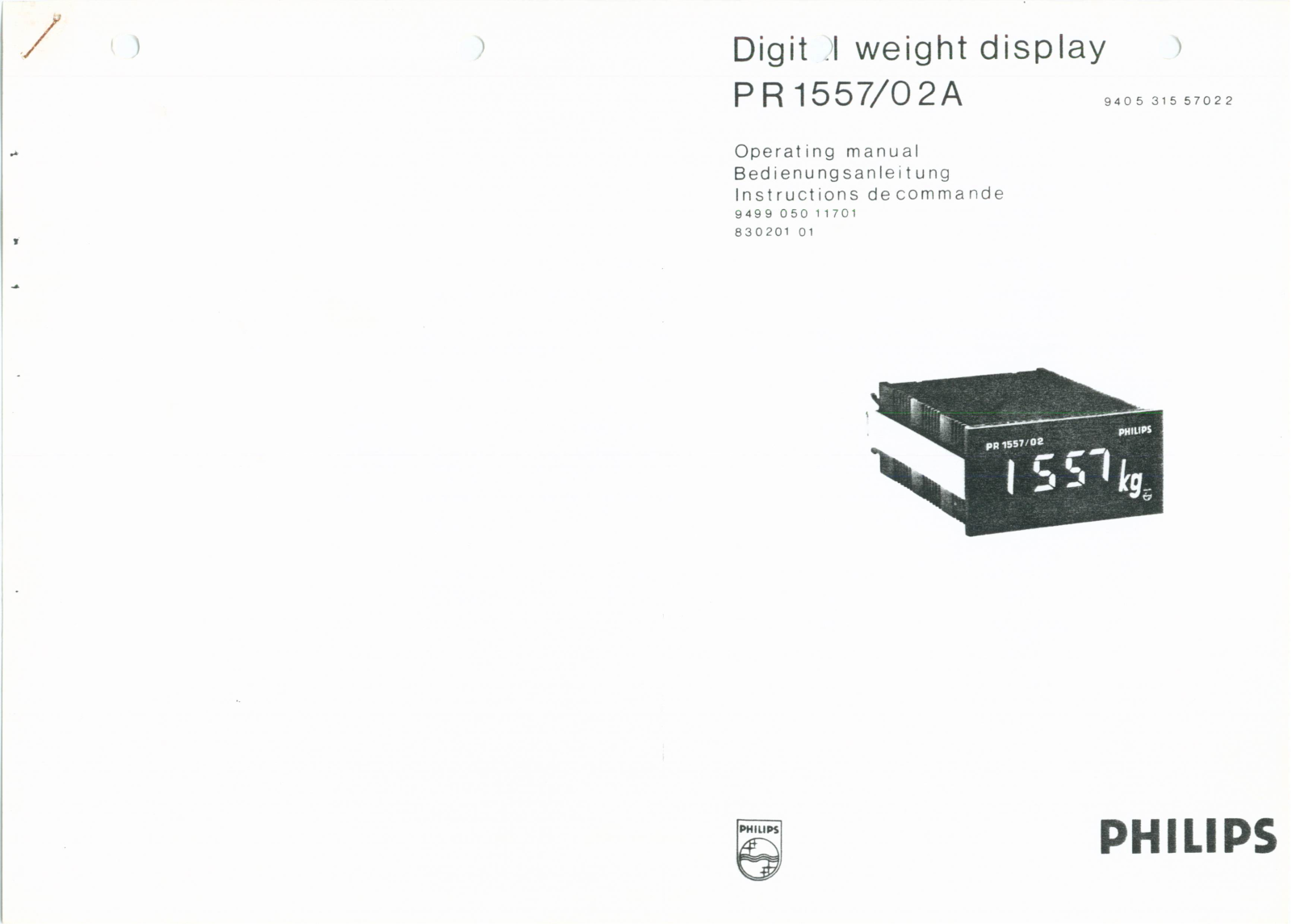 Philips pr1557 schematic